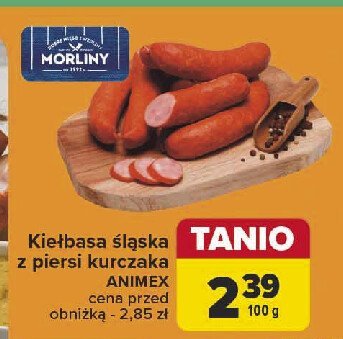 Kiełbasa z piersi kurczaka Krakus animex promocja