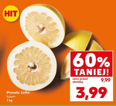 Pomelo żółte luzem promocja w Kaufland