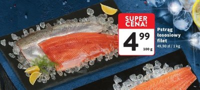 Pstrąg łososiowy filet promocja w Intermarche