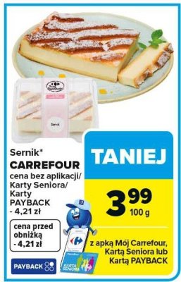 Sernik CARREFOUR promocja w Carrefour