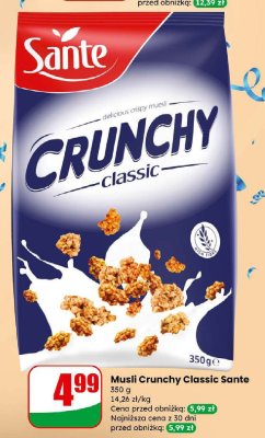 Musli Crunchy Classic  promocja w Dino