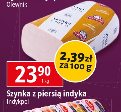 Szynka z piersi indyka Indykpol promocja w Leclerc