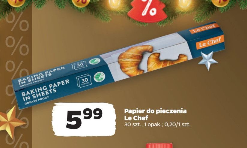 Papier do pieczenia Le chef promocja w Netto