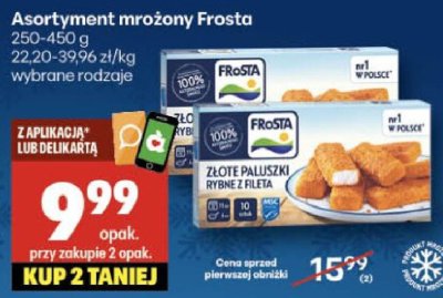 Asortyment mrożony Frosta promocja w Delikatesy Centrum