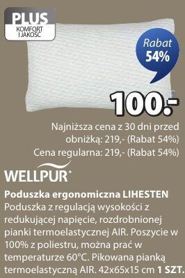 Poduszka ergonomiczna LIHESTEN promocja w Jysk