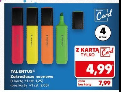 Zakreślacze neonowe Talentus promocja