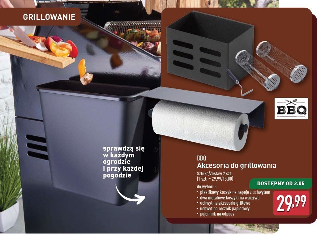 Pojemnik na odpady BBQ (MIĘSO) promocja w Aldi