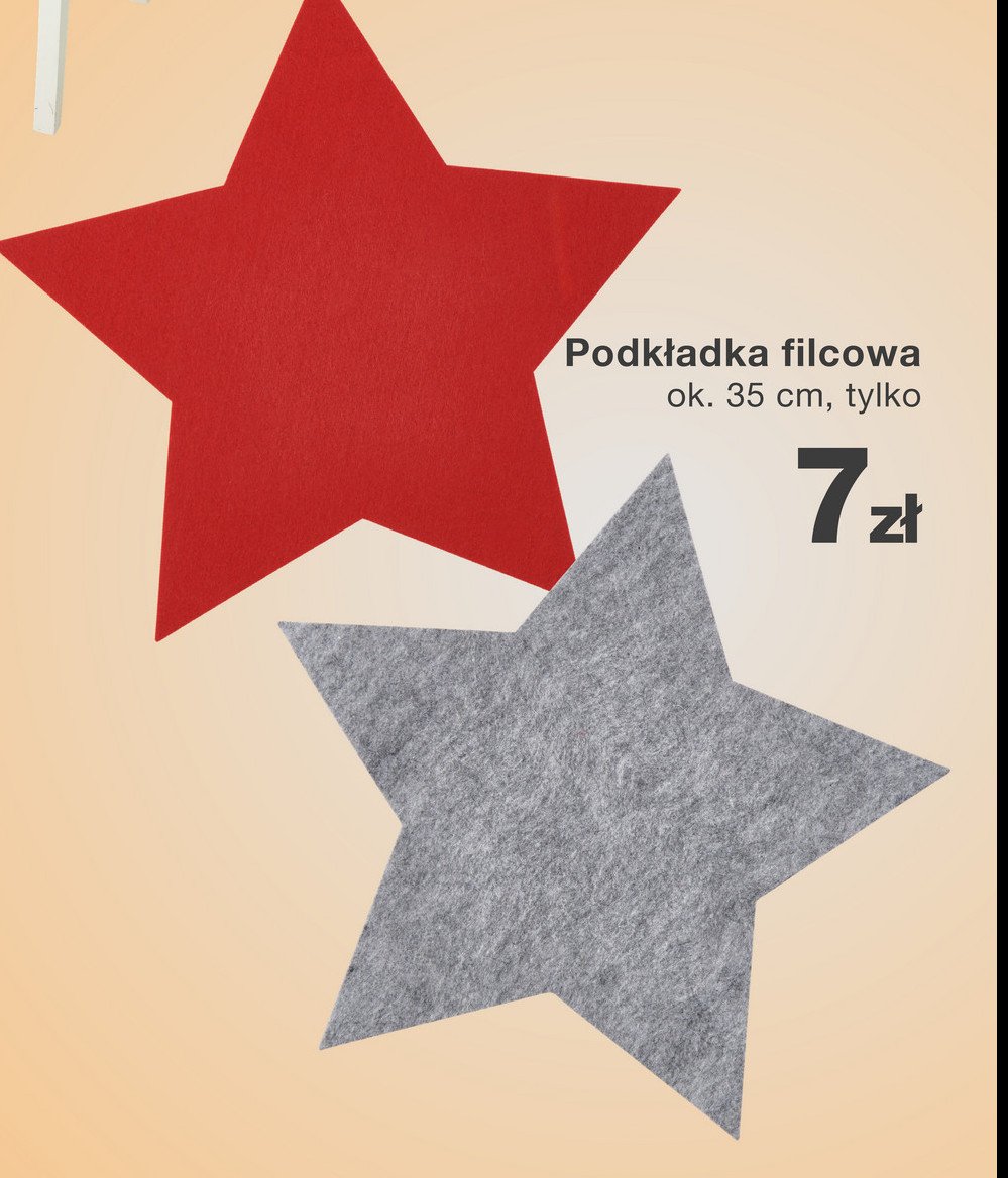 Podkładka filcowa 35 cm promocja