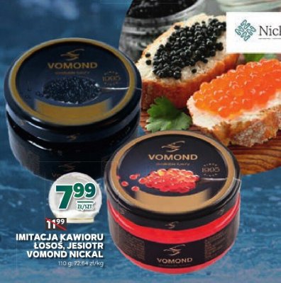 Imitacja kawioru łosoś Vomond Nickal promocja w Stokrotka