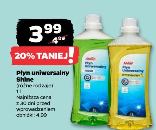 Płyn uniwersalny fresh Shine classic promocja