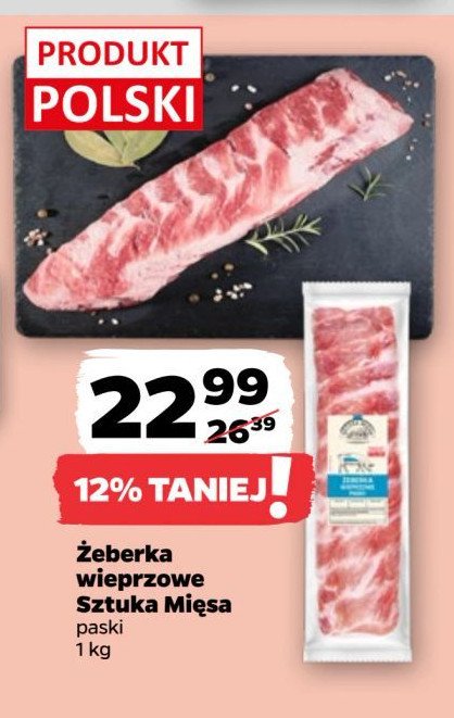 Żeberka wieprzowe promocja