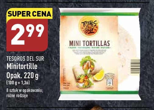 Mini tortille TESOROS DEL SUR promocja