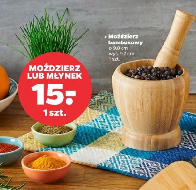 Moździerz bambusowy promocja w Netto