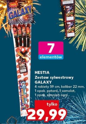 Zestaw sylwestrowy GALAXY promocja w Kaufland
