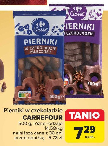 Pierniki w czekoladzie Carrefour promocja