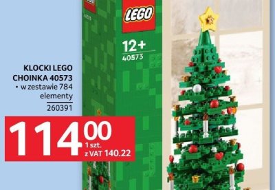 Klocki LEGO Choinka 40573 w zestawie 784 elementy 260391 promocja w Selgros