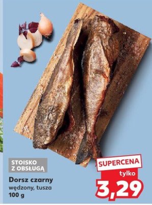 Dorsz czarny wędzony, łusza promocja w Kaufland