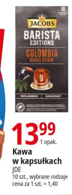 Kawa colombia single origin Jacobs barista editions promocja