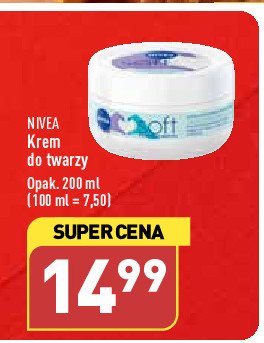 Krem do twarzy i ciała intensywnie nawilżający Nivea soft promocja