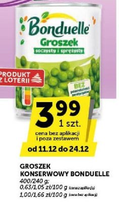 Groszek konserwowy Bonduelle promocja w ABC