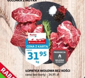 Łopatka wołowa bez kości promocja