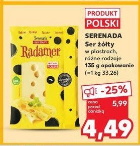 Ser radamer z艂oty Serenada promocja