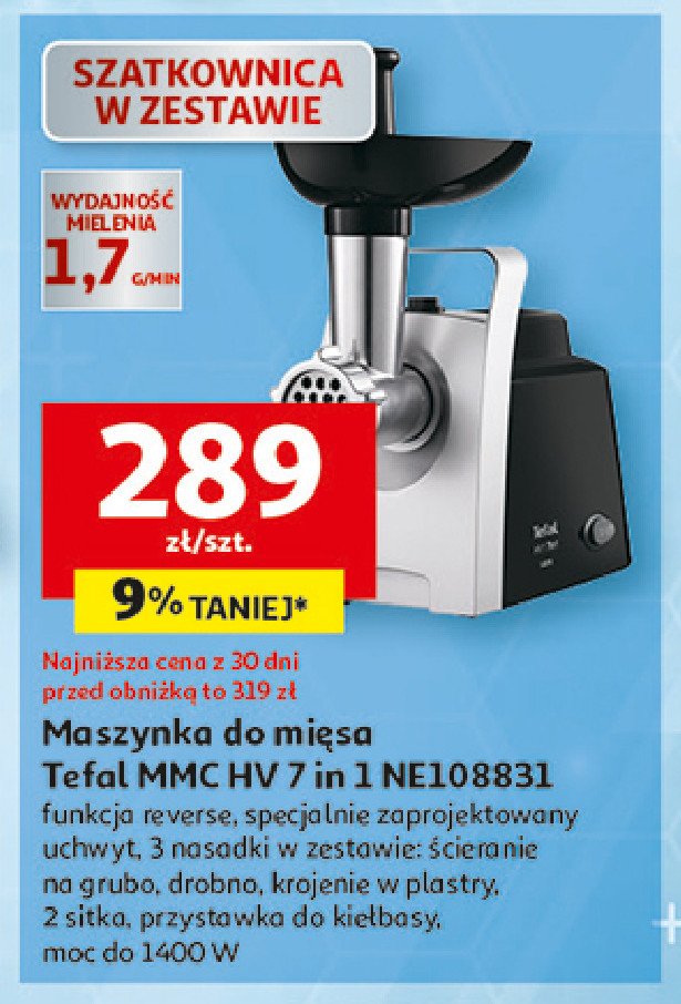 Maszynka do mięsa ne108831 Tefal promocja