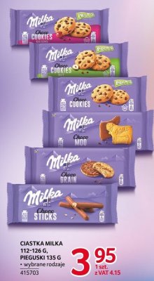 Ciastka Milka 112-126 g, pieguski 135 g promocja w Selgros