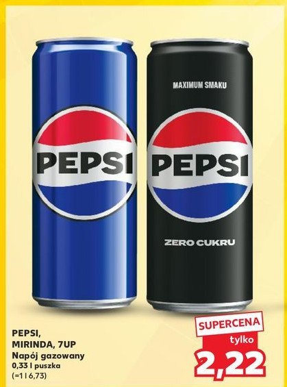 Napój Pepsi max promocja w Kaufland