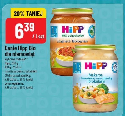 Danie Hipp Bio dla niemowląt promocja w POLOmarket