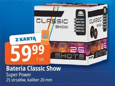 Fajerwerki Bateria Classic Show Super Power promocja w Leclerc
