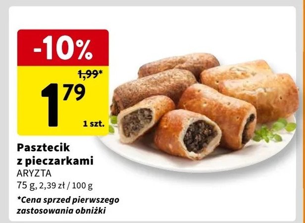 Pasztecik z pieczarkami Aryzta promocja