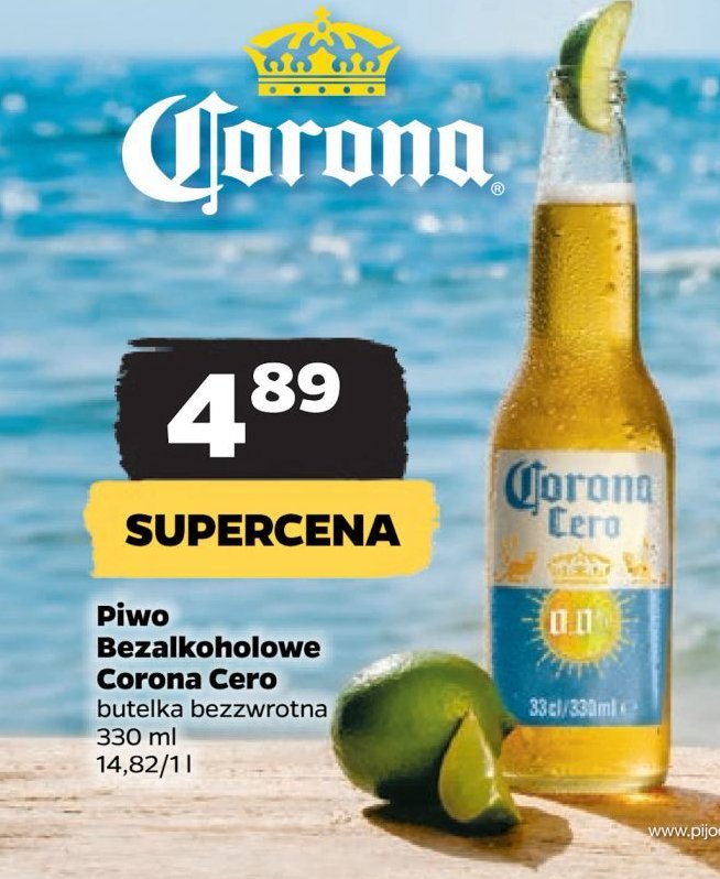 Piwo Corona cero promocja