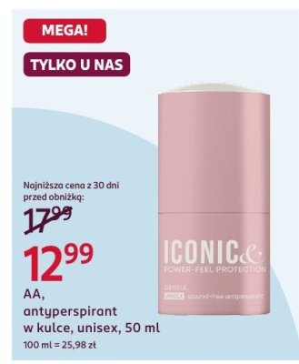 Antyperspirant AA, antyperspirant w kulce, unisex, 50 ml promocja w Rossmann