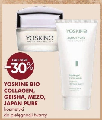 Kosmetyki Yoskine Bio Collagen, Geisha, Mezo, Japan Pure promocja w Super-Pharm
