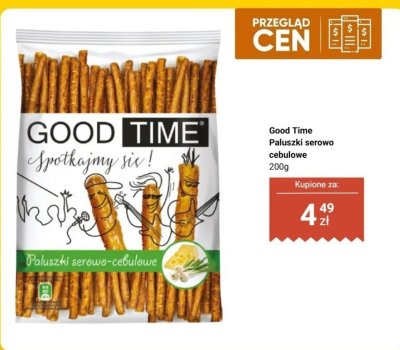 Paluszki serowo cebulowe promocja w Dino