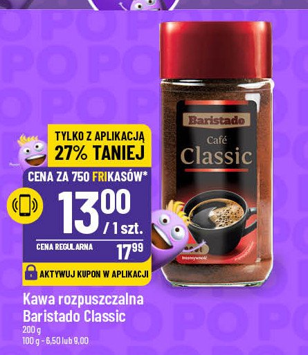 Kawa Baristado cafe classic promocja