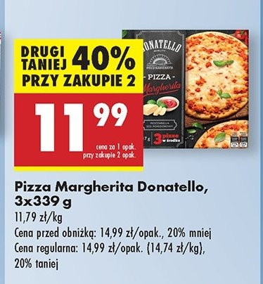 Pizza margherita Donatello pizza promocja