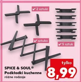 Podkładki kuchenne Spice&soul promocja w Kaufland