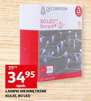 Lampki choinkowe 80 led Actuel promocja