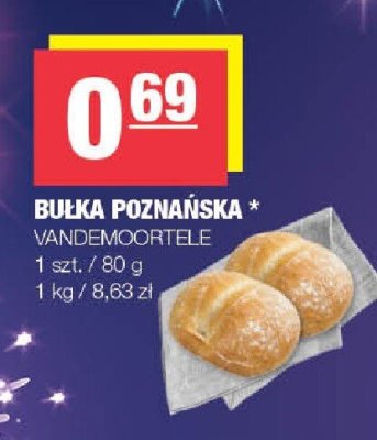 Bułka poznańska Vandemoortele promocja w SPAR