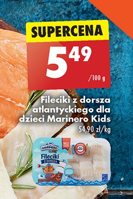 Fileciki z dorsza atlantyckiego dla dzieci Marinero promocja