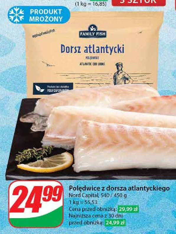 Dorsz atlantycki - polędwica Family fish promocja