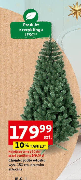 Choinka jodła włoska 150 cm promocja