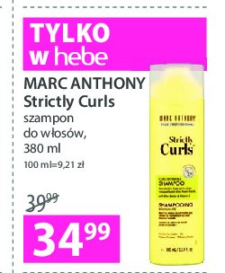 Szampon do włosów Marc anthony strictly curls promocja