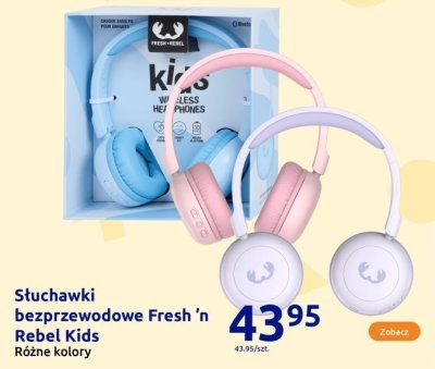 Słuchawki bezprzewodowe Kids różne kolory Fresh 'n Rebel promocja w Action