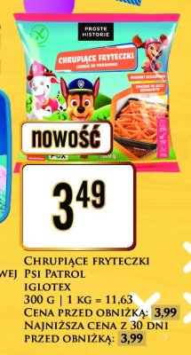 Frytki chrupi膮ce psi patrol Iglotex proste historie promocja