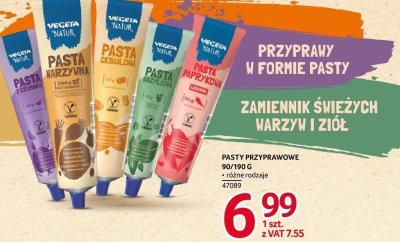 Pasta przyprawowa Vegeta Natur różne rodzaje promocja w Selgros