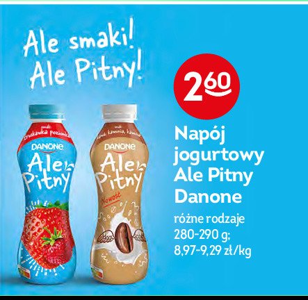 Jogurt kawowy Danone ale pitny Ale danone promocja