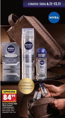 Zestaw NIVEA MEN Silver Control w kosmetyczce promocja w Biedronka